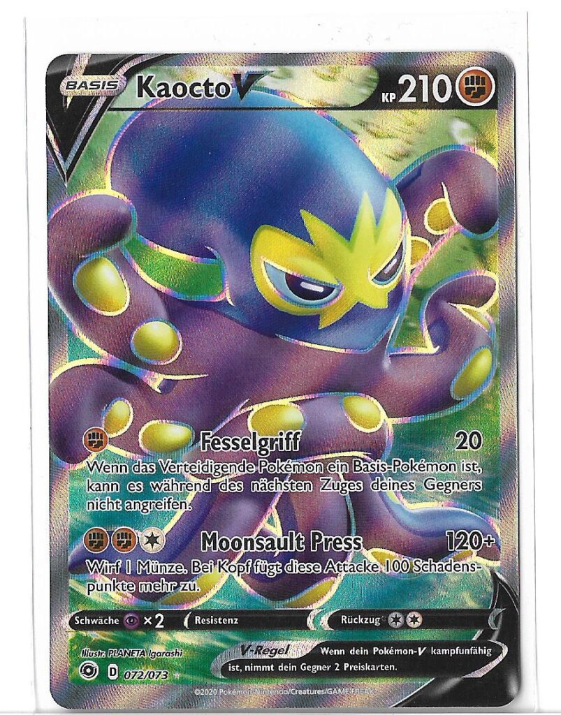 Kaocto V Full Art 072 073 Cardcat