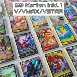 50 Pokemon Karten - 1 V / ex garantiert!