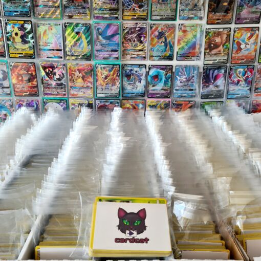 100 Pokemon Karten unsortiert inkl. 5 Holos - ENG – Bild 2