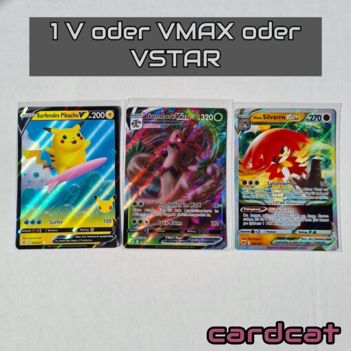 50 Pokemon Karten - 1 V / ex garantiert! – Bild 3