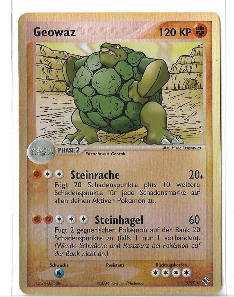 Geowaz Reverse Holo 5/97 Cardcat
