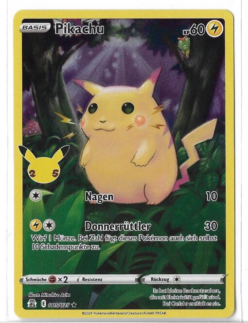 Pikachu Holo Full Art - 005/025