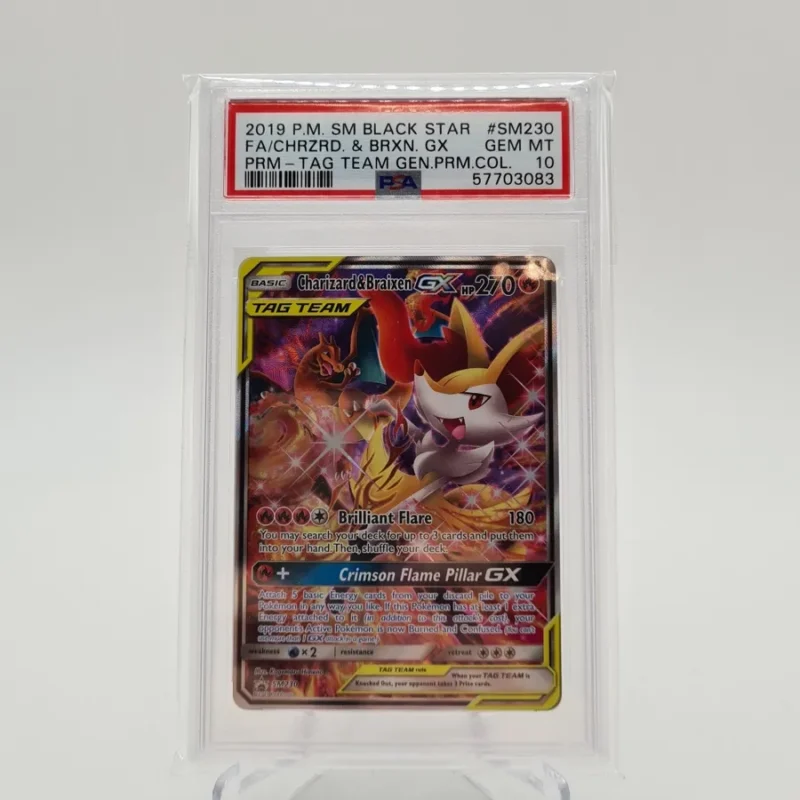 Charizard Braixen PSA 10