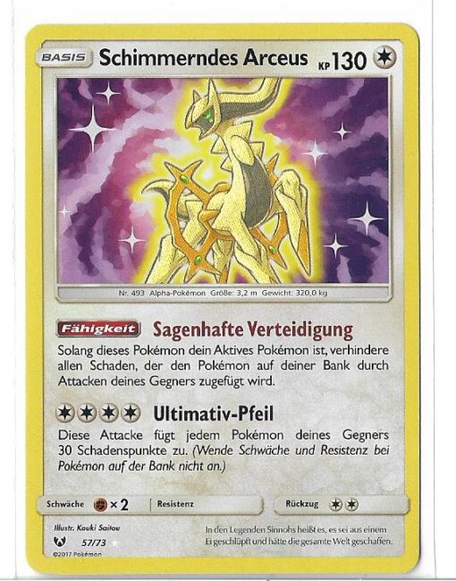 Schimmerndes Arceus - 57/73