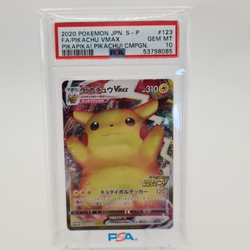 PSA 10 Pikachu VMAX S-P 123