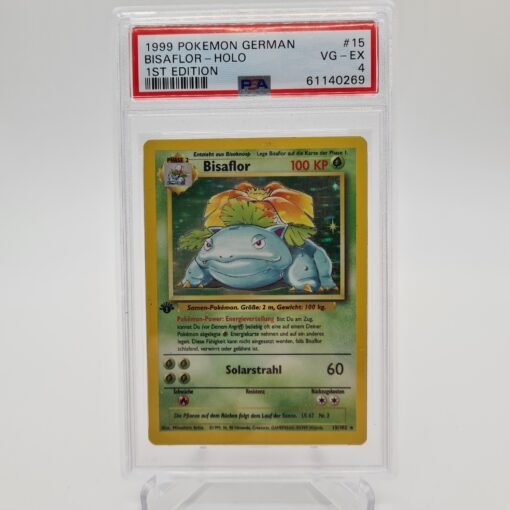 PSA 4 Bisaflor Holo 1. Edition - 15/102