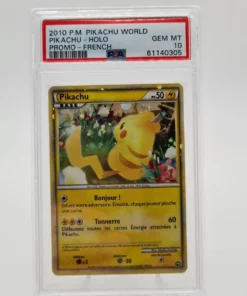 PWC Pikachu French PSA 10