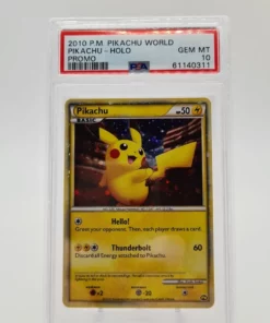 PWC Pikachu English PSA 10