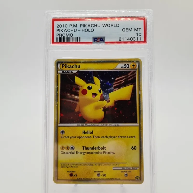 PWC Pikachu English PSA 10