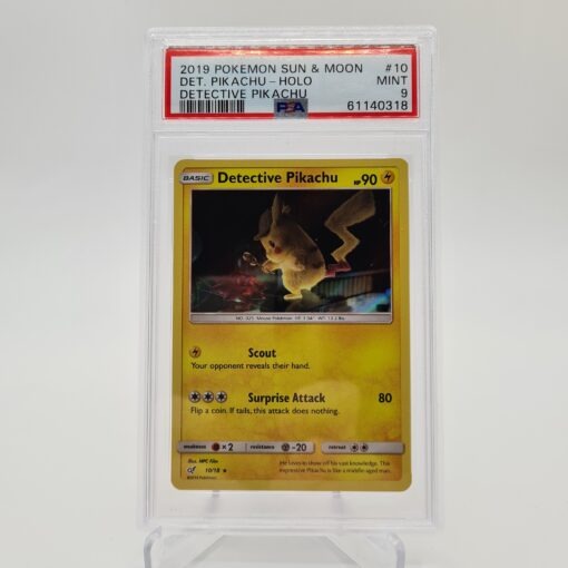 PSA 9 Pikachu Holo - 10/18