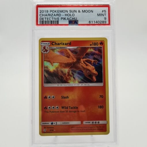 PSA 9 Charizard Holo - 5/18
