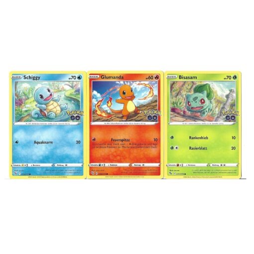 Bisasam Glumanda Schiggy 3er Set