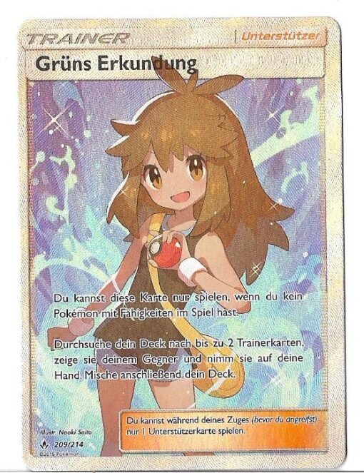 Grüns Erkundung Full Art - 209/214