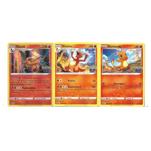 Glumanda Glutexo Glurak Holo - 008 009 010