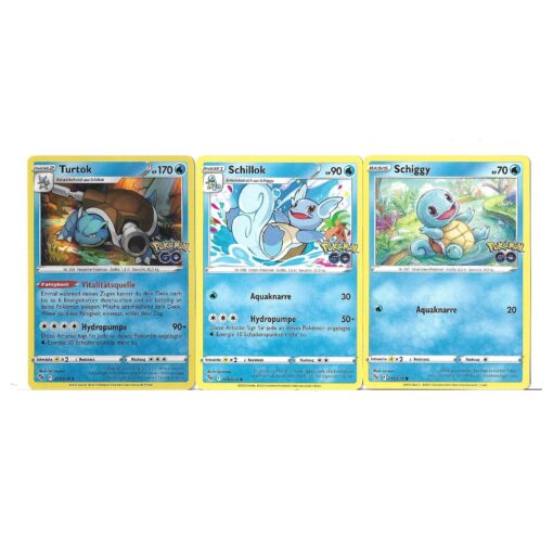 Schiggy Schillok Turtok Holo - 015 016 017