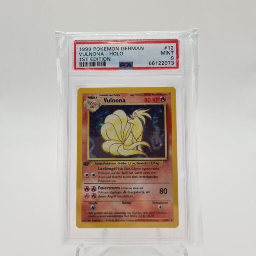 PSA 9 - Vulnona Holo 1. Edition 12/102