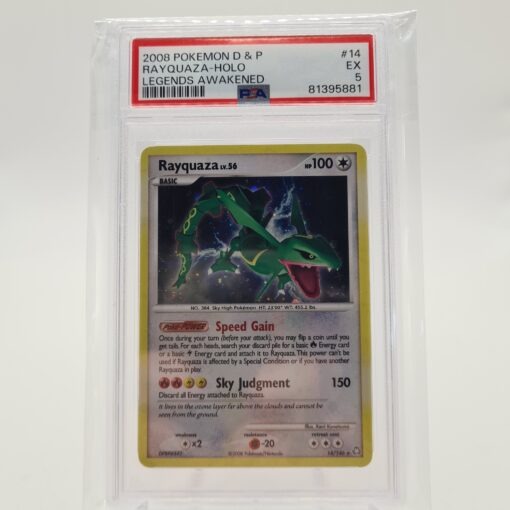 PSA 5 - Rayquaza Holo 14/146