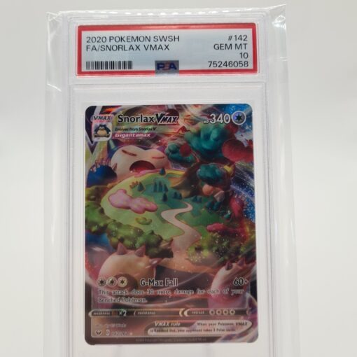 PSA 10 - Snorlax VMAX 142/202