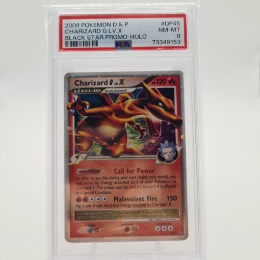 PSA 8 - Charizard G Lv. X DP45