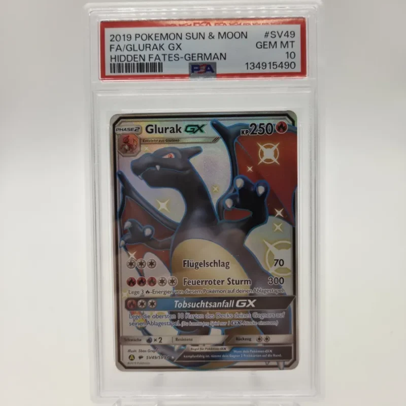 PSA 10 Glurak GX SV49
