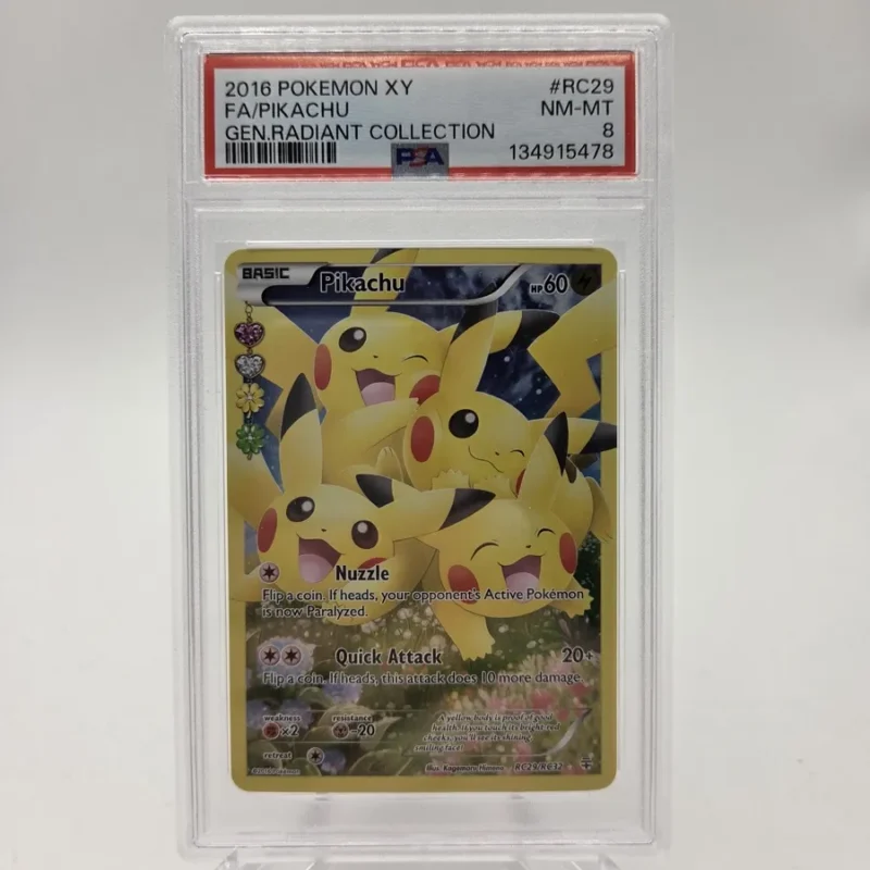 PSA 8 Pikachu RC29