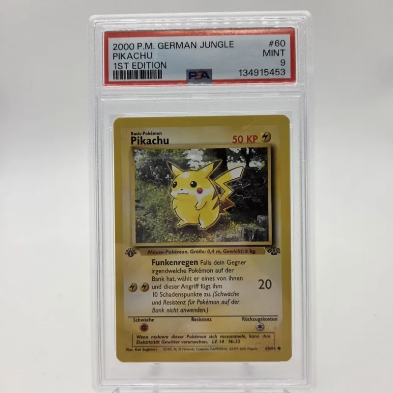 PSA 9 Pikachu 1. Edition