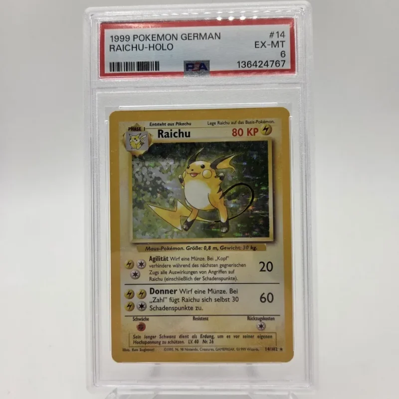 Raichu Holo PSA 6