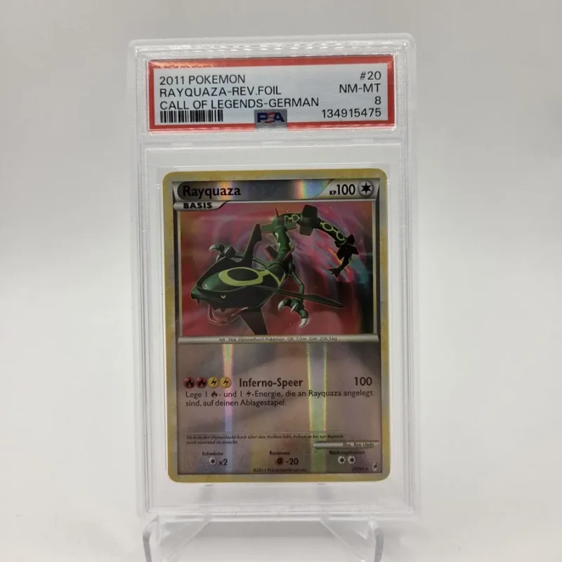 Rayquaza Reverse Holo PSA 8