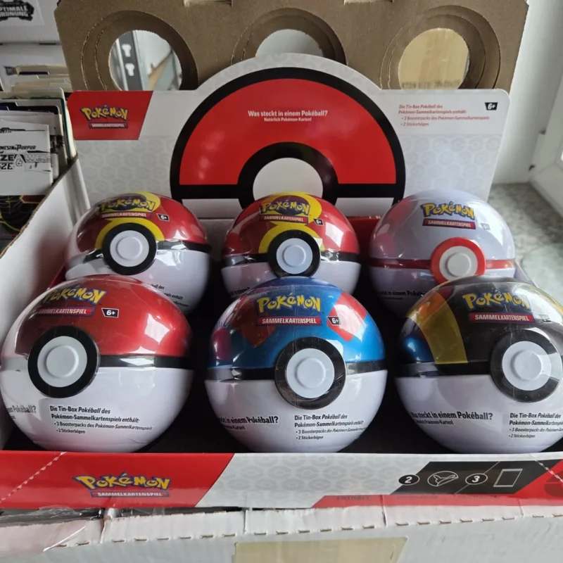 Pokeball Tin Display